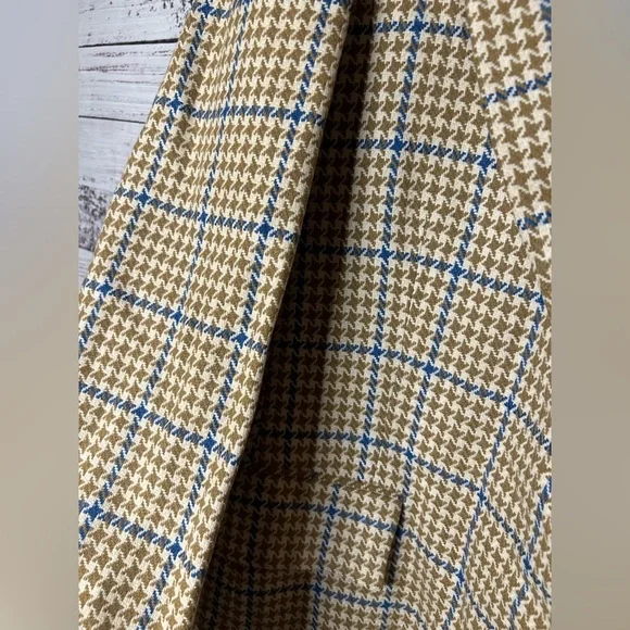 SOLD🍓VINTAGE - Houndstooth Overcoat Blazer - Picture 4 of 10